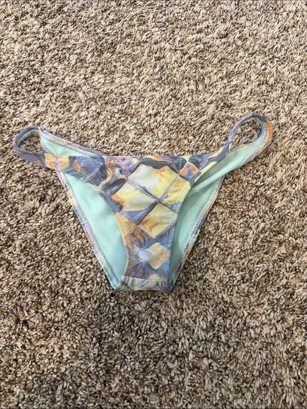 Pakaloha Multicolor Puamana Ruched Bikini Bottom